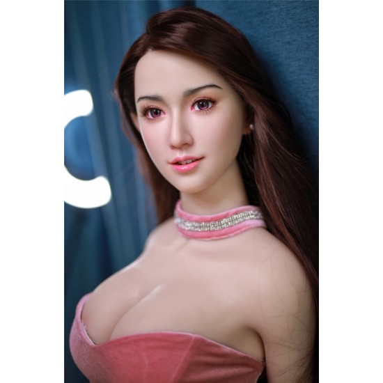 168cm Silicone head with implanted hair-Ling-1